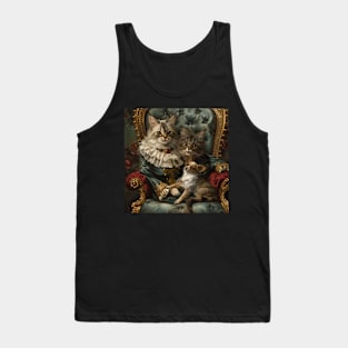 Victorian Pussy with Pets Tank Top